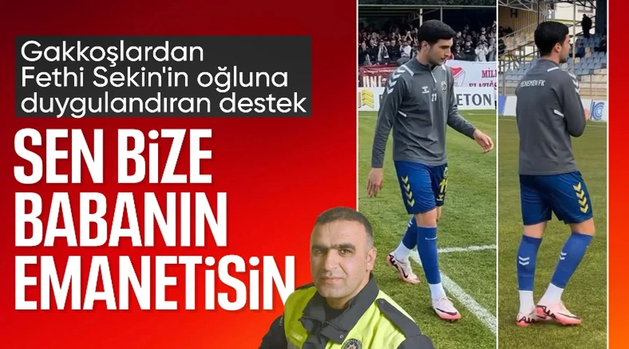 Elazığspor taraftarından şehit Fethi Sekin’e vefa