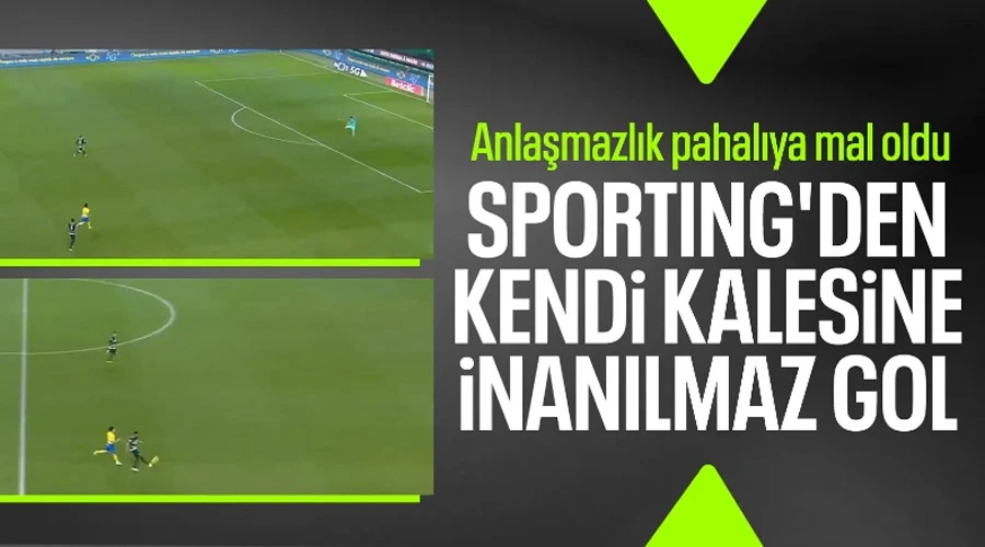 Sporting Lizbon Kendi Kalesine Tuhaf Golle Çalkalanıyor: Maç 2-2 Berabere!