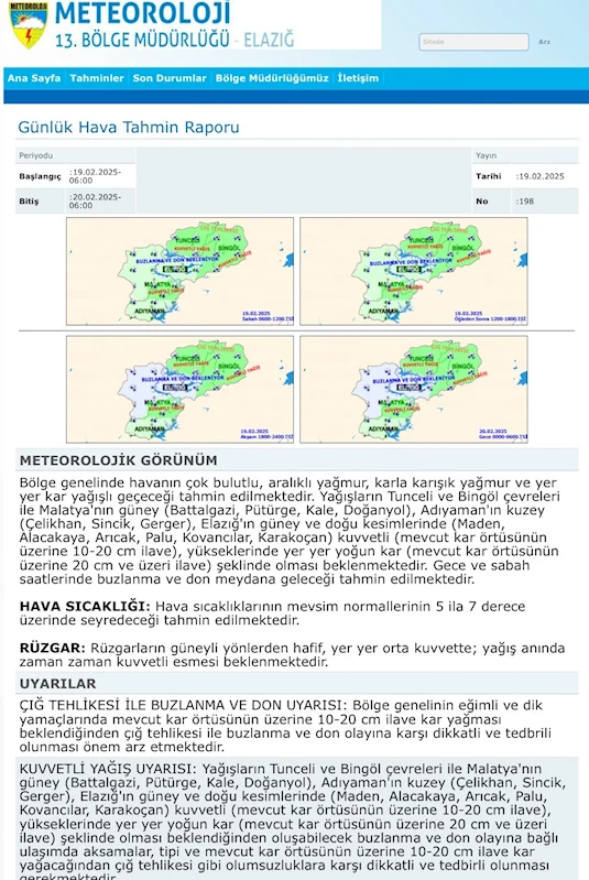 Meteorolojiden 5 il için kuvvetli kar yağışı uyarısı
