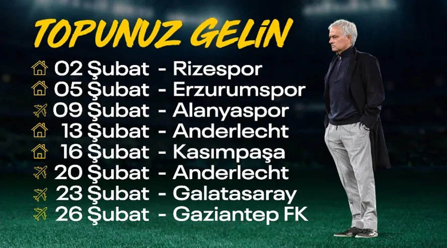 Maraton Başlıyor: Fenerbahçe