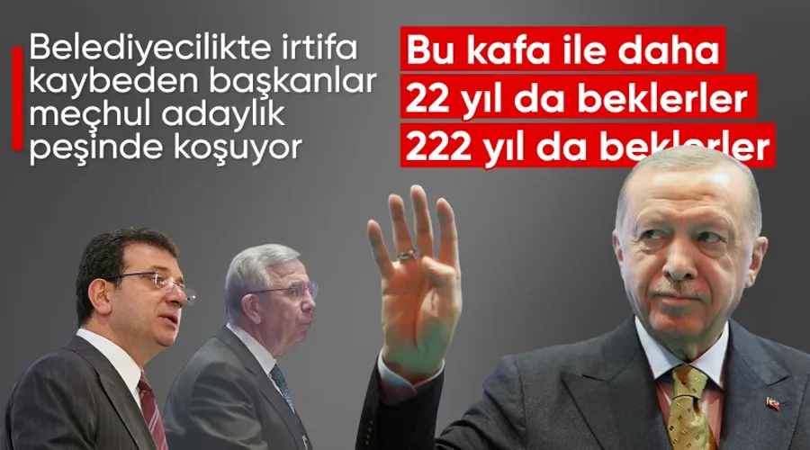 Cumhurbaşkanı Erdoğan: Muhalefet bu kafayla iktidarı 222 yıl daha bekler