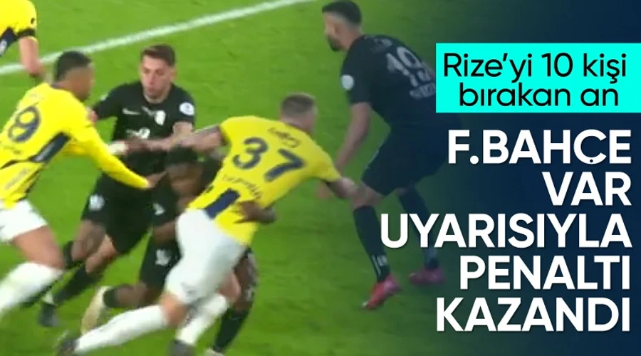 VAR Müdahalesiyle Penaltı ve Kırmızı: Fenerbahçe Avantajı Yakaladı!