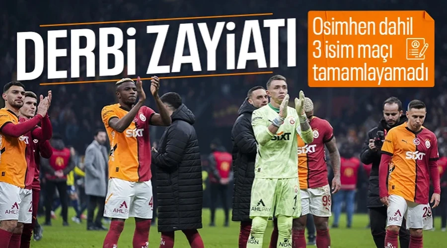 Galatasaray Darmadağın: Osimhen Başta Olmak Üzere 3 Yıldız Fenerbahçe Derbisinde Sakatlandı