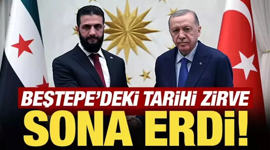 Erdoğan-Şara Görüşmesi Tamamlandı: Gözler Açıklamada