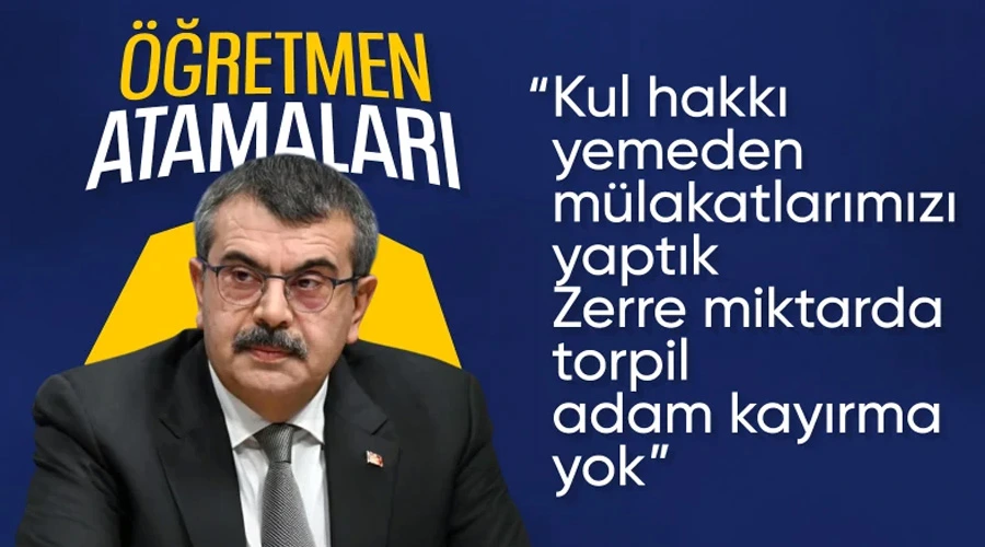 Milli Eğitim Bakanı Tekin: 