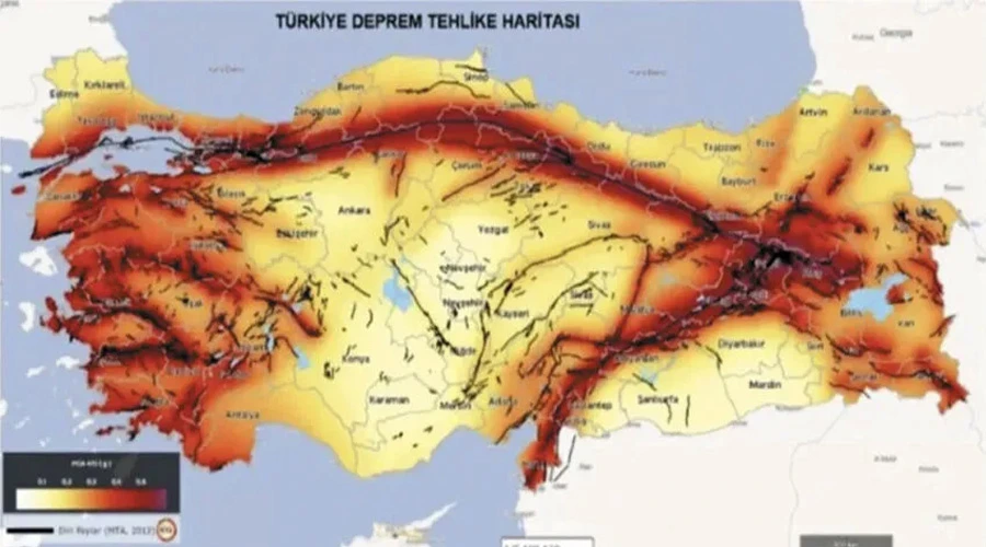 Van, Deprem Riski Altında: MTA, Türkiye