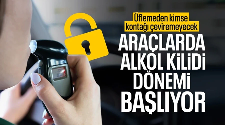 Sürücüleri Alkolden Koruyacak Dev Sistem Geliyor: Araçlara Alkol Kilidi Montajı İçin Yönetmelik Yayımlandı!