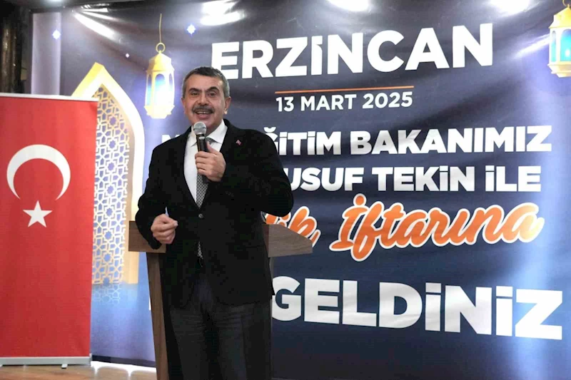 Bakan Tekin, Erzincan’da 