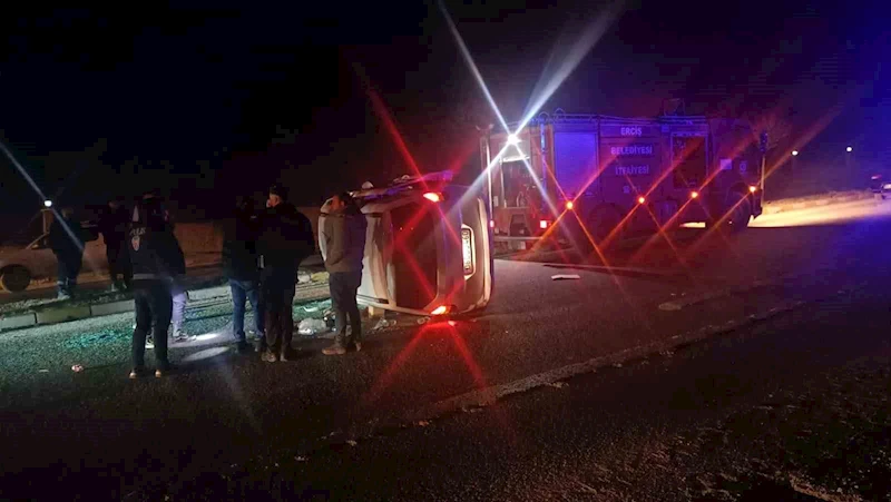 Erciş’te trafik kazası: 1 yaralı