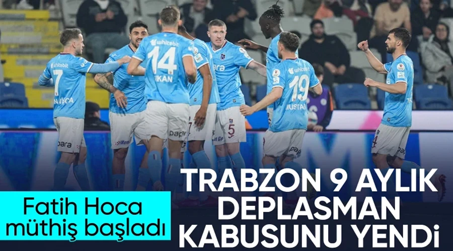 Fatih Tekke Dönemi Galibiyetle Başladı: Trabzonspor Deplasmanda Coştu