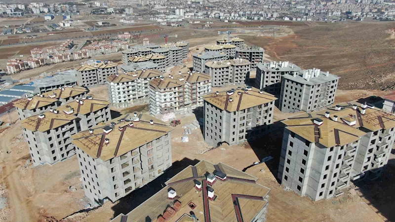 Elazığ’da 608 konutun kaba inşaatı tamamlandı
