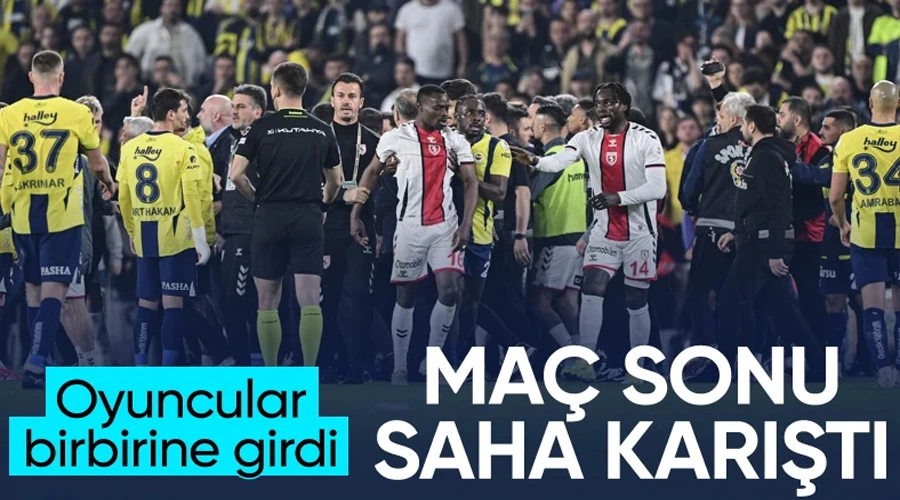 Fenerbahçe - Samsunspor Maçı Sonrası Kısa Süreli Gerginlik