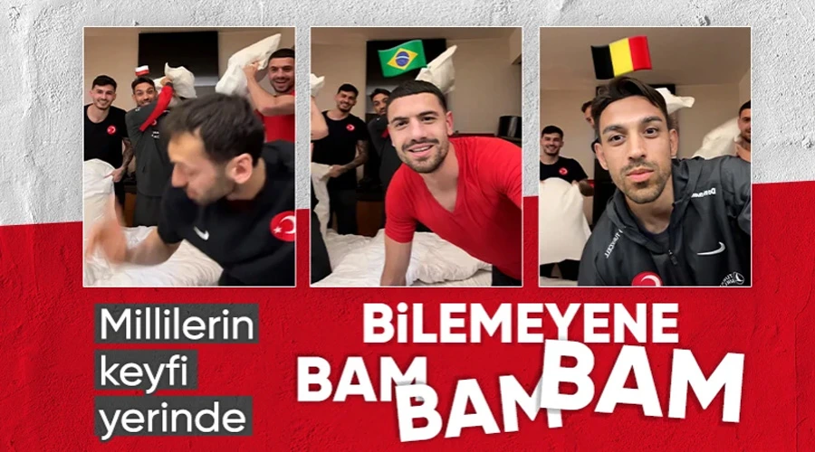 A Milli Futbol Takımı Macaristan Maçına Hazırlanırken Kahkahalarla Dolu Anlar!