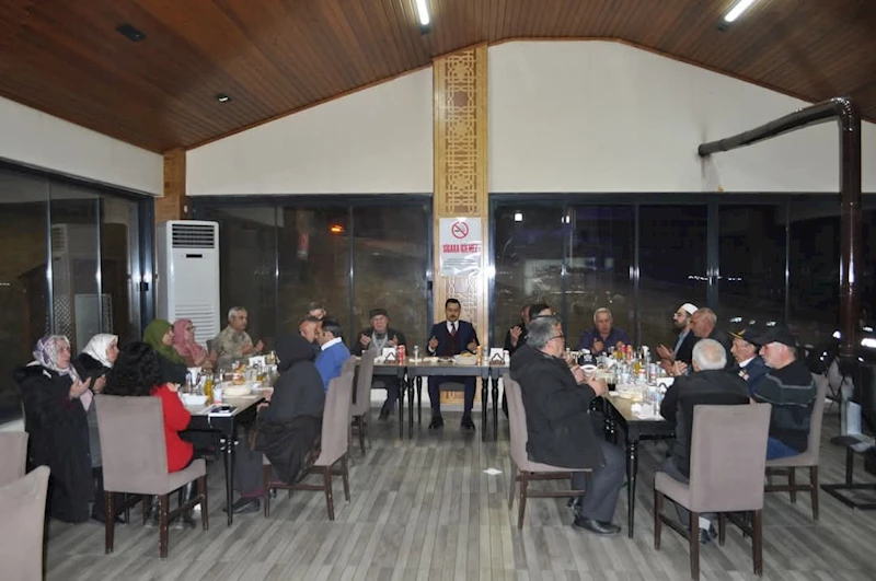 Kaymakam Demirtaş, şehit ve gazi aileleriyle iftarda buluştu
