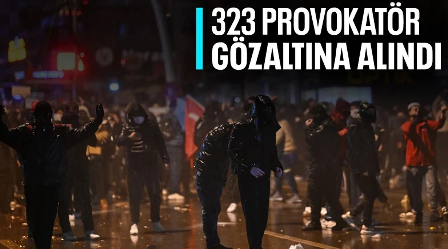 İmamoğlu Gözaltısı Sonrası Protestolarda 323 Şüpheli Gözaltına Alındı