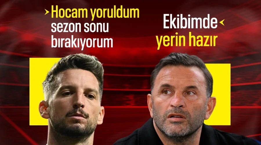 Mertens Futbolu Bırakıyor! Galatasaray