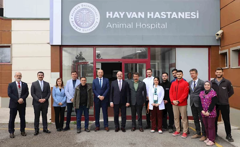 Milletvekili Fırat’tan Atatürk Üniversitesi hayvan hastanesine ziyaret
