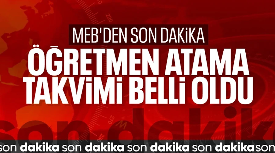 Müjde! 25 Bin Öğretmen Ataması Başlıyor: Takvim Belli Oldu