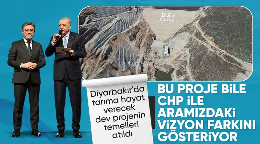 Silvan Sulama Tüneli’nde kazı başlıyor: Cumhurbaşkanı Erdoğan canlı bağlantıyla katıldı