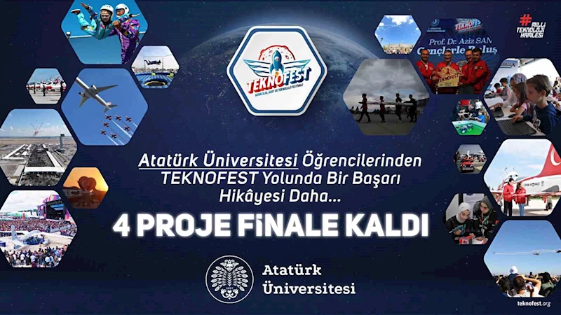 Atatürk Üniversitesi öğrencilerinden Teknofest yolunda bir başarı hikâyesi daha
