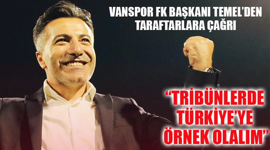 Vanspor FK Başkanı Temel