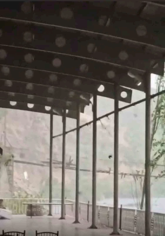 Şiddetli fırtına hayatı felç etti
