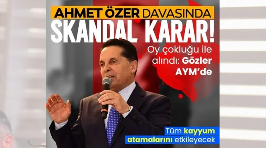 Ahmet Özer başvurusunda skandal karar! Bu karar tüm kayyum atamalarını etkileyecek