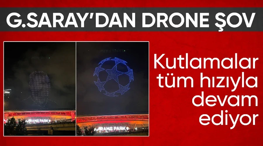 Galatasaray Şampiyonluğu Gökyüzüne Taşıdı: Muhteşem Drone Gösterisiyle Tarihe Damga Vurdu!