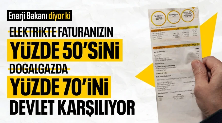 Vatandaşlara Nefes: Elektrikte Yüzde 50, Doğalgazda Yüzde 70 Devlet Desteği!