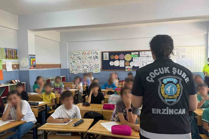 Emniyetten çocuklara suçtan korunma eğitimi

