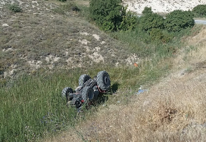 Malatya’da traktör şarampole yuvarlandı: 1 ölü
