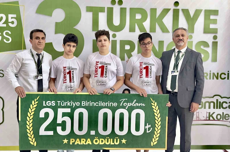 Malatya Çamlıca Koleji Türkiye birincilikleriyle gururlandırdı
