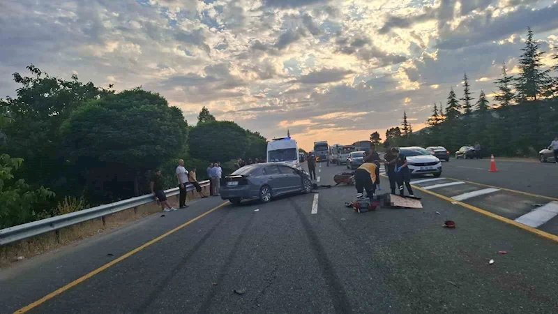 Elazığ’da trafik kazası: 1 ölü 1 yaralı
