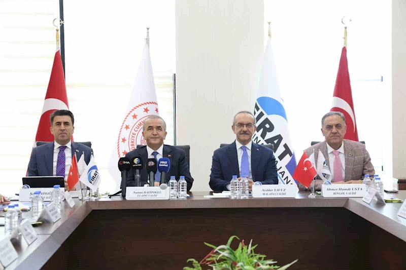 Valiler Elazığ’da buluştu, bölgeye 28 milyon TL’lik destek planı açıklandı
