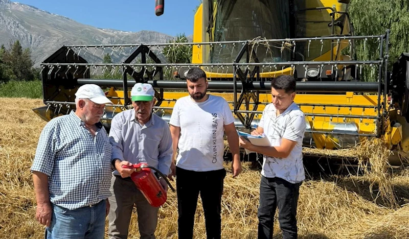 Erzincan’da hasatla birlikte denetimler başladı
