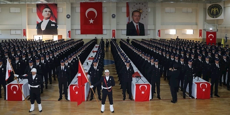 Erzincan POMEM’de 449 polis adayı mezuniyet coşkusunu yaşadı
