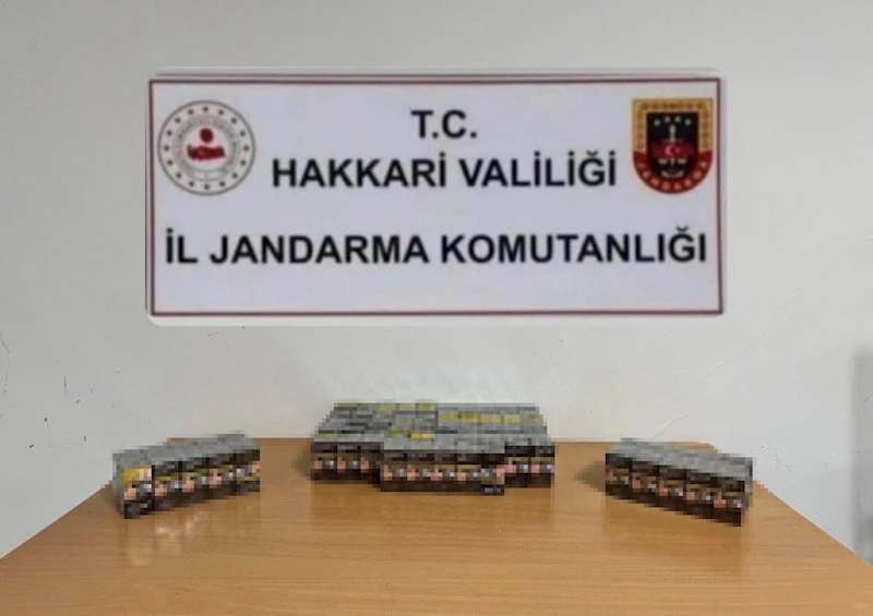 Çukurca’da 985 paket kaçak sigara ele geçirildi
