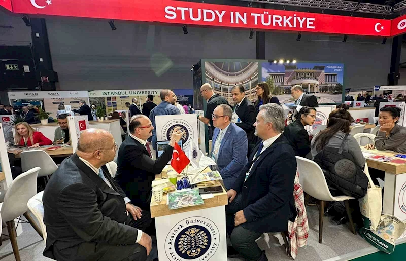 Atatürk Üniversitesi, Avrupa’nın en büyük eğitim fuarlarından EAIE 2025’te yer aldı

