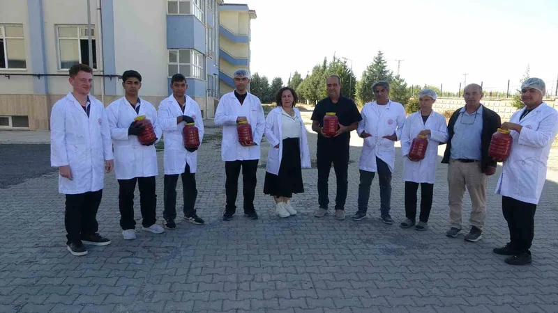 Fabrika gibi okul: Malatya’da öğrenciler domates yetiştirip salça üretiyor
