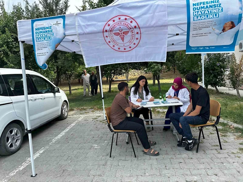 Çemişgezek’te sigara ile mücadele etkinliği

