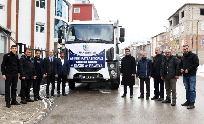 Çatak Belediyesinin yardım tırı yola çıktı