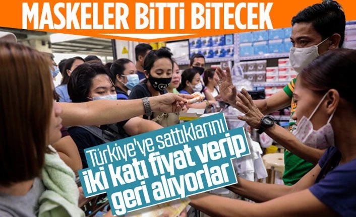 Çin kendi üretimi maskeleri Türkiye’den geri satın alıyor