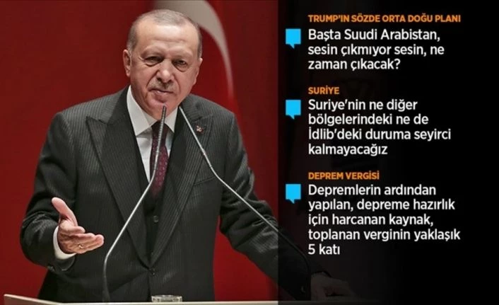 Cumhurbaşkanı Erdoğan: Barış çınarı Kudüs yıkılırsa bunun altında tüm dünya kalır