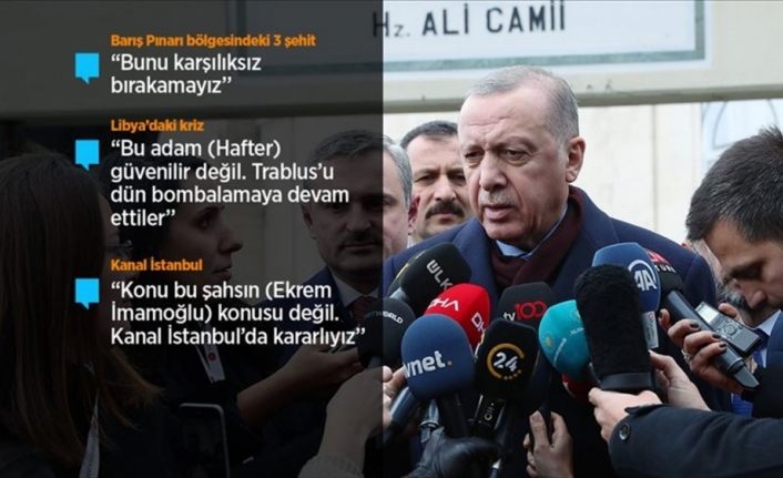 Cumhurbaşkanı Erdoğan: (İdlib) Rejimin ateşkese uymadığı çok açık