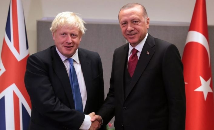 Cumhurbaşkanı Erdoğan, İngiltere Başbakanı Johnson ile görüştü