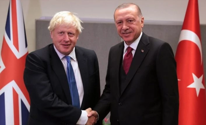 Cumhurbaşkanı Erdoğan, İngiltere Başbakanı Johnson ile görüştü