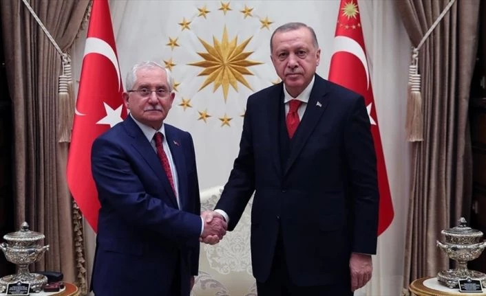 Cumhurbaşkanı Erdoğan, YSK Başkanı Sadi Güven