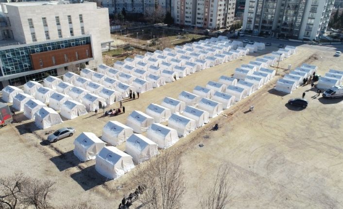 Elazığ’da yeni çadır kentler kuruldu