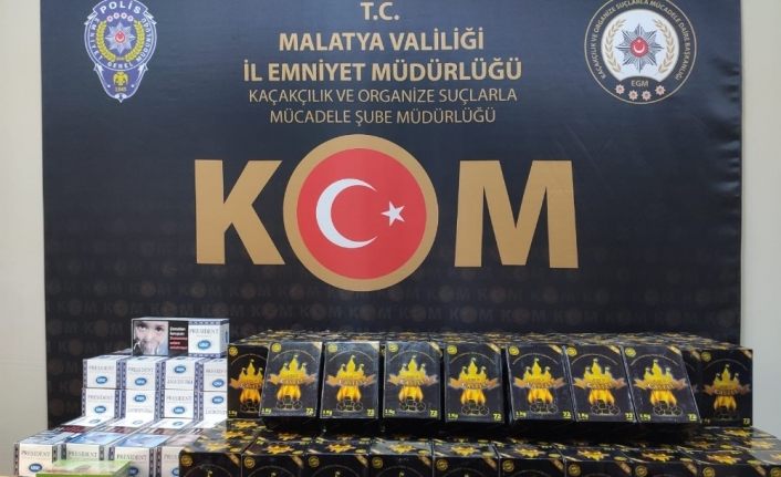 Gümrük kaçağı sigara malzemeleri ele geçirildi