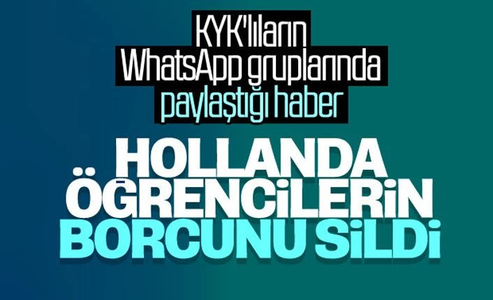 Hollanda'da öğrencilerin borcunu silecek proje